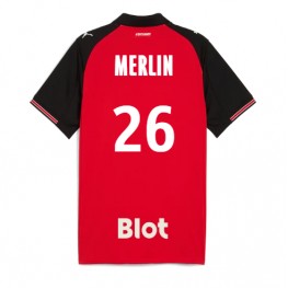Stade Rennais Quentin Merlin #26 Thuis tenue 2025-26 Korte Mouw